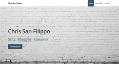 Desktop Screenshot of chrissanfilippo.com